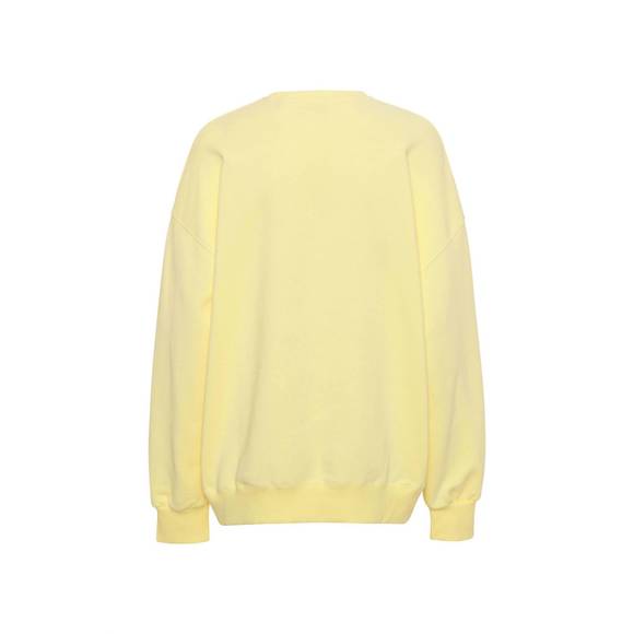 NEW ROTATE iris crewneck sweatshirt in yellow - Picture 4 of 5